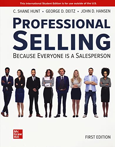 9781260597752: Professional selling. Because everyone is a salesperson (Scienze)