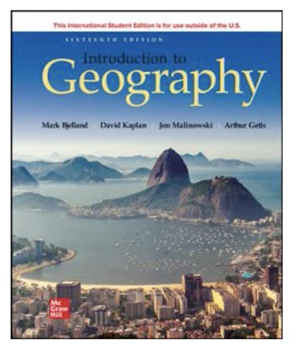 Beispielbild fr Introduction to Geography zum Verkauf von Blackwell's