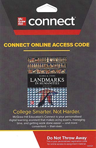 Stock image for CONNECT Access Card for Landmarks in Humanities 5th Edition for sale by Bookseller909