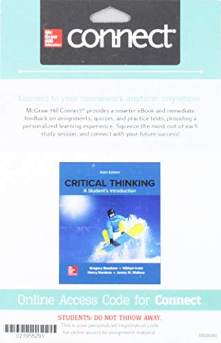 Stock image for Connect Access Card for Critical Thinking for sale by Textbooks_Source