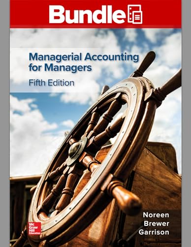 9781260696318: Gen Combo Looseleaf Managerial Accounting for Managers; Connect Access Card [With Access Code]