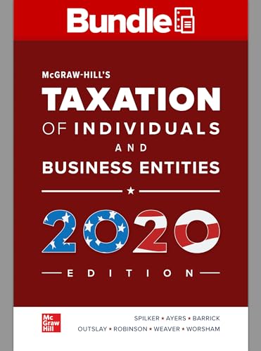 Stock image for GEN COMBO LL MCGRAW-HILLS TAXATION OF INDIVIDUALS & BUSINESS ENT; CONNECT Access Card for sale by Better World Books