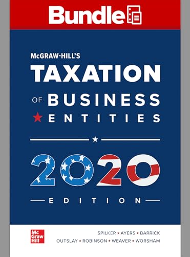 Stock image for GEN COMBO LOOSELEAF MCGRAW-HILLS TAXATION OF BUSINESS ENTITIES; CONNECT Access Card for sale by A Team Books