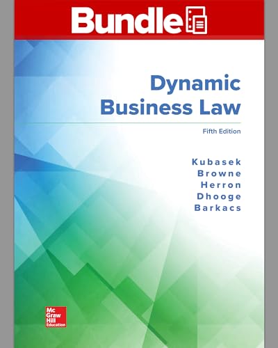 9781260696455: Dynamic Business Law With Connect Access Card