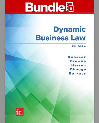 Stock image for GEN COMBO LOOSELEAF DYNAMIC BUSINESS LAW with CONNECT Access Card for sale by Textbooks_Source