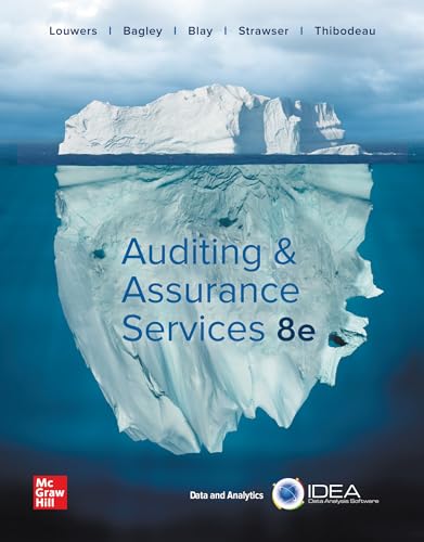 Imagen de archivo de Loose Leaf for Auditing Assurance Services a la venta por Byrd Books