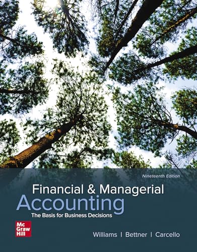 9781260706314: Loose Leaf for Financial and Managerial Accounting