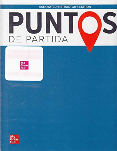 Beispielbild fr Puntos De Partida | 11E | Teacher's Annotated Edition zum Verkauf von SecondSale