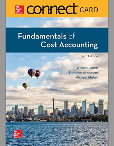 Stock image for Connect Access Card for Fundamentals of Cost Accounting for sale by Textbooks_Source