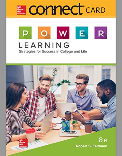 Beispielbild fr Connect Access Card for P.O.W.E.R. Learning: Strategies for Success in College and Life zum Verkauf von Textbooks_Source