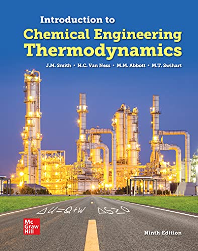 9781260721478: Introduction to Chemical Engineering Thermodynamics