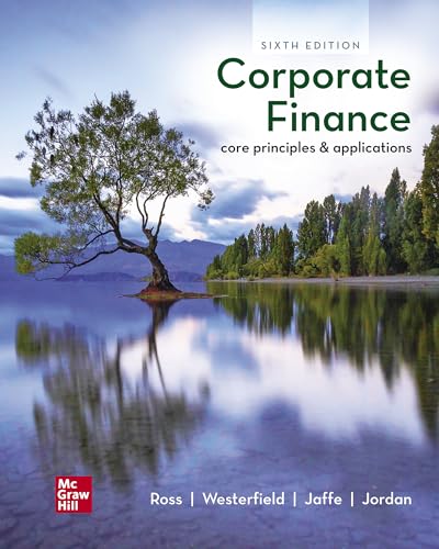 Stock image for Loose-Leaf Corporate Finance: Core Principles and Applications for sale by HPB-Red