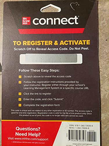 9781260726398: ADVANCED ACCOUNTING CONNECT ACCESS