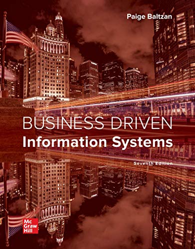 Stock image for LOOSE LEAF BUSINESS DRIVEN INFORMATION SYSTEMS for sale by BooksRun