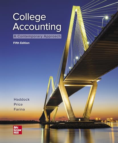 Stock image for Loose Leaf For College Accounting (A Contemporary Approach) for sale by HPB-Red