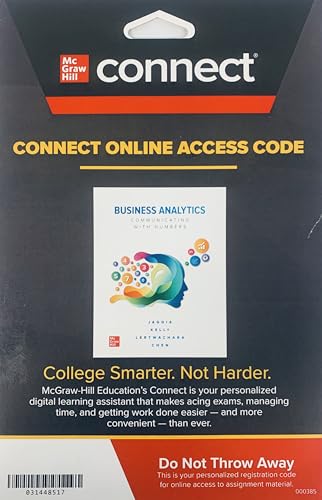 Beispielbild fr Connect Access Card for Business Analytics 1st Edition zum Verkauf von A Team Books