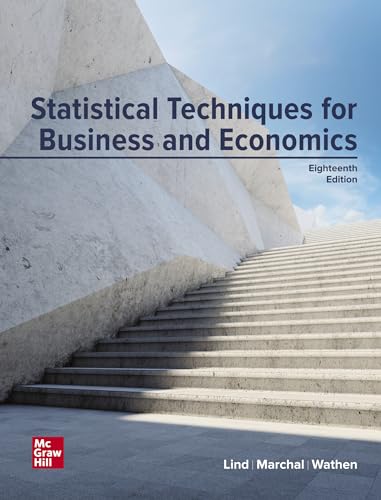 9781260788730: Loose Leaf for Statistical Techniques in Business and Economics