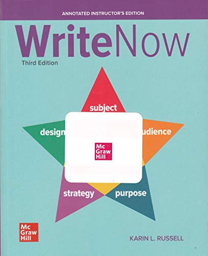 Stock image for Write Now | Third Edition | Teachers Annotated Edition for sale by BombBooks