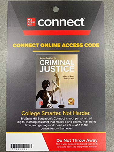 Stock image for Connect Access for Intorduction to Criminal Justice for sale by Facetextbooks