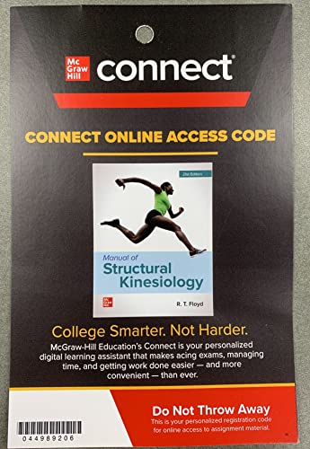 Stock image for McGraw Hill Connect Access Code for Manual of Structural Kinesiology for sale by A Team Books