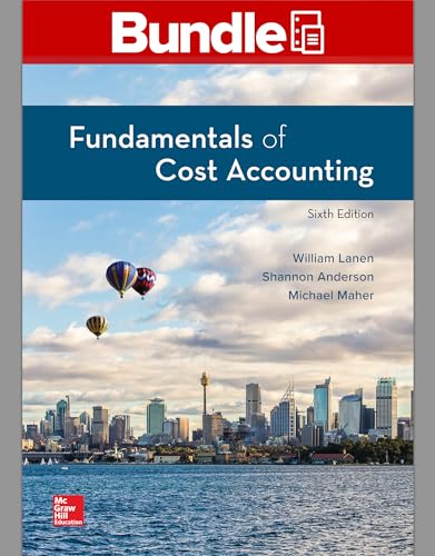 Stock image for GEN COMBO FUNDAMENTALS OF COST ACCOUNTING; CONNECT ACCESS CARD for sale by Indiana Book Company