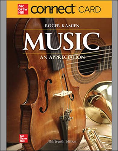 Stock image for Connect Access Card for Music: An Appreciation 13th Edition for sale by Textbooks_Source