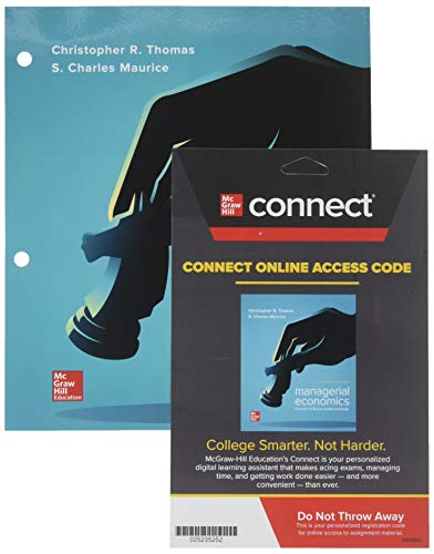 Stock image for GEN COMBO LOOSELEAF MANAGERIAL ECONOMICS; CONNECT ACCESS CARD for sale by Textbooks_Source