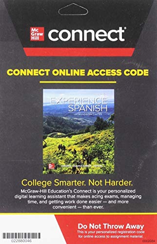 Imagen de archivo de 1t Connect Access Card for Experience Spanish (180 Days) a la venta por THE SAINT BOOKSTORE