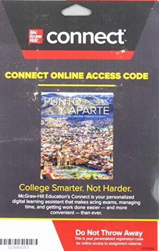 Stock image for 1T Connect Access Card for Punto y aparte, 6e (180 days) for sale by HPB-Red