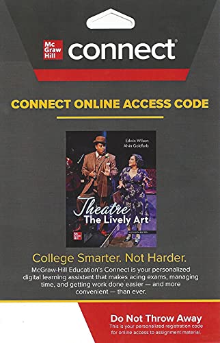 Stock image for Connect Access Card for Theatre: The Lively Art, 11th Edition for sale by BooksRun