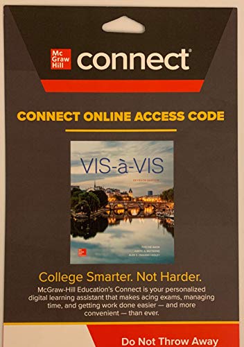 Imagen de archivo de 1T Connect Access Card for Vis-�-vis (180 days) a la venta por Facetextbooks