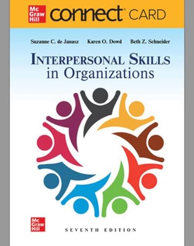 Stock image for Connect Access Card for Interpersonal Skills in Organizations, 7th Edition for sale by Facetextbooks