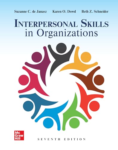 Imagen de archivo de Loose Leaf for Interpersonal Skills in Organizations a la venta por BooksRun