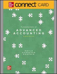 Stock image for FUNDAMENTALS OF ADVANCED ACCOUNTING CONNECT ACCESS for sale by Facetextbooks