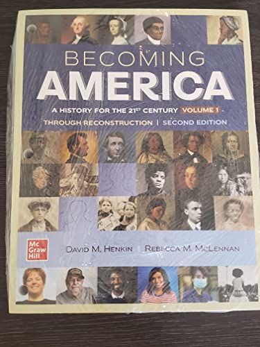 Imagen de archivo de Looseleaf for Becoming America Volume I a la venta por BooksRun