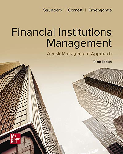 Imagen de archivo de Loose Leaf for Financial Institutions Management a la venta por SecondSale