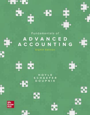 Stock image for GEN COMBO LL FUNDAMENTALS OF ADVANCED ACCOUNTING; CONNECT ACCESS CARD for sale by A Team Books