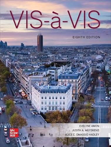 Stock image for Vis-a-vis: Beginning French (Student Edition) for sale by dsmbooks