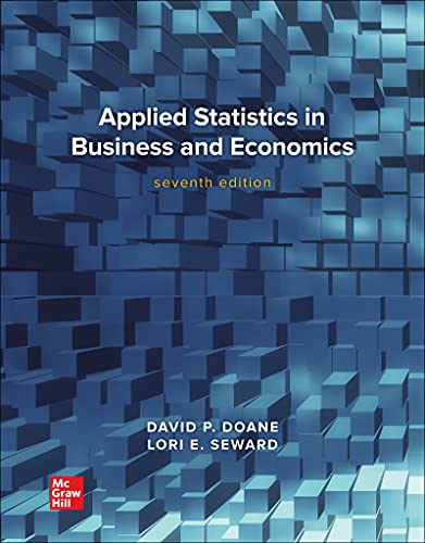 Stock image for Loose-Leaf for Applied Statistics in Business and Economics (The Mcgraw Hill/Irwin in Operations and Decision Sciences) for sale by Best Value for You