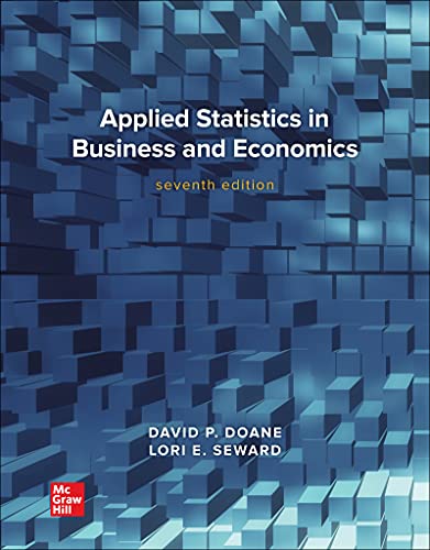 

Loose-Leaf for Applied Statistics in Business and Economics (The Mcgraw Hill/Irwin in Operations and Decision Sciences)