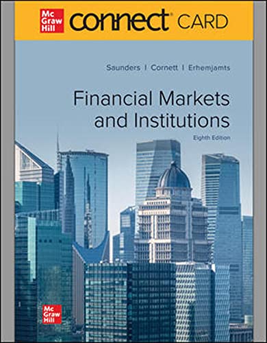 Imagen de archivo de Connect Access Card for Financial Markets and Institutions 8th a la venta por Facetextbooks