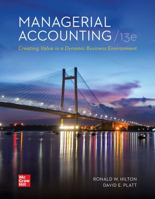 9781264100699: Managerial Accounting: Creating Value in a Dynamic Business Environment