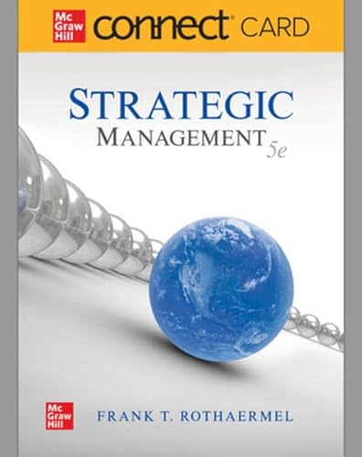 Stock image for Connect Access Card for Strategic Management, 5th Edition for sale by Bookseller909