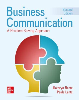 Imagen de archivo de Business Communication: A Problem-Solving Approach, 2nd Edition a la venta por Bookseller909