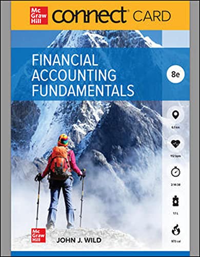 Stock image for Connect Access Card for Financial Accounting Fundamentals 8th for sale by Facetextbooks