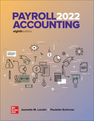 Stock image for Connect Online Access for Payroll Accounting 2022 8th Edition for sale by BooksRun