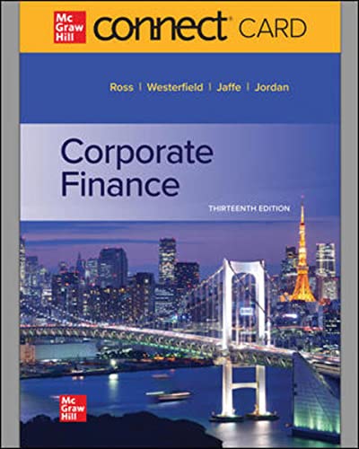 9781264112135: CONNECT ACCESS CARD FOR CORPORATE FINANCE 13TH