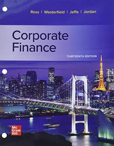 Stock image for Loose Leaf for Corporate Finance (The Mcgraw Hill Education Series in Finance, Insurance, and Real Estate) for sale by BooksRun