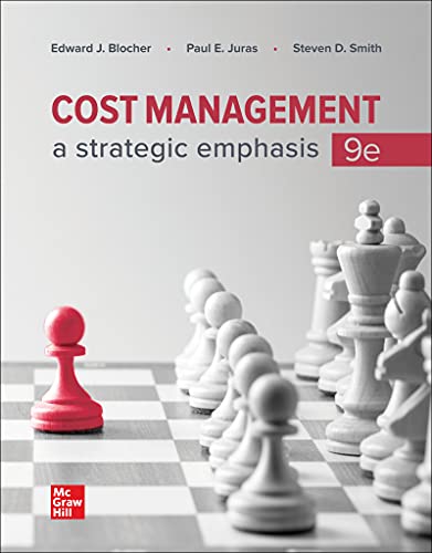Imagen de archivo de Looseleaf for Cost Management: A Strategic Emphasis a la venta por HPB-Red