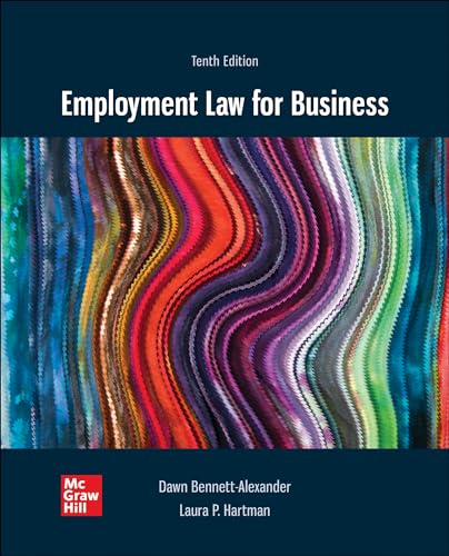 Imagen de archivo de Loose Leaf for Employment Law for Business 10e a la venta por A Team Books